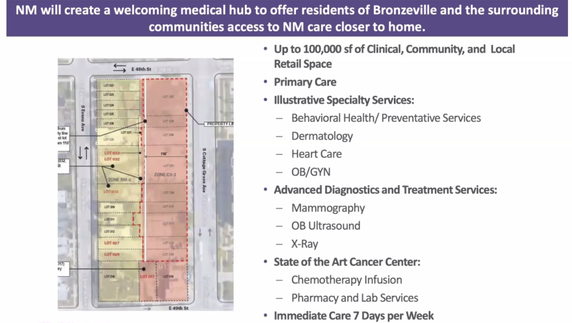 Northwestern Medicine plans big healthcare development in Bronzeville